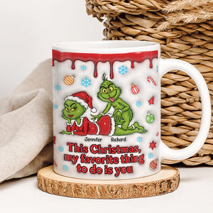 Naughty Green Couple Coffee Mug - Personalized Gifts For Couple 04naqn300925