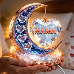 Moon Of Love Mom Acrylic Light Box - Personalized Gifts For Mom 03qhqn160326