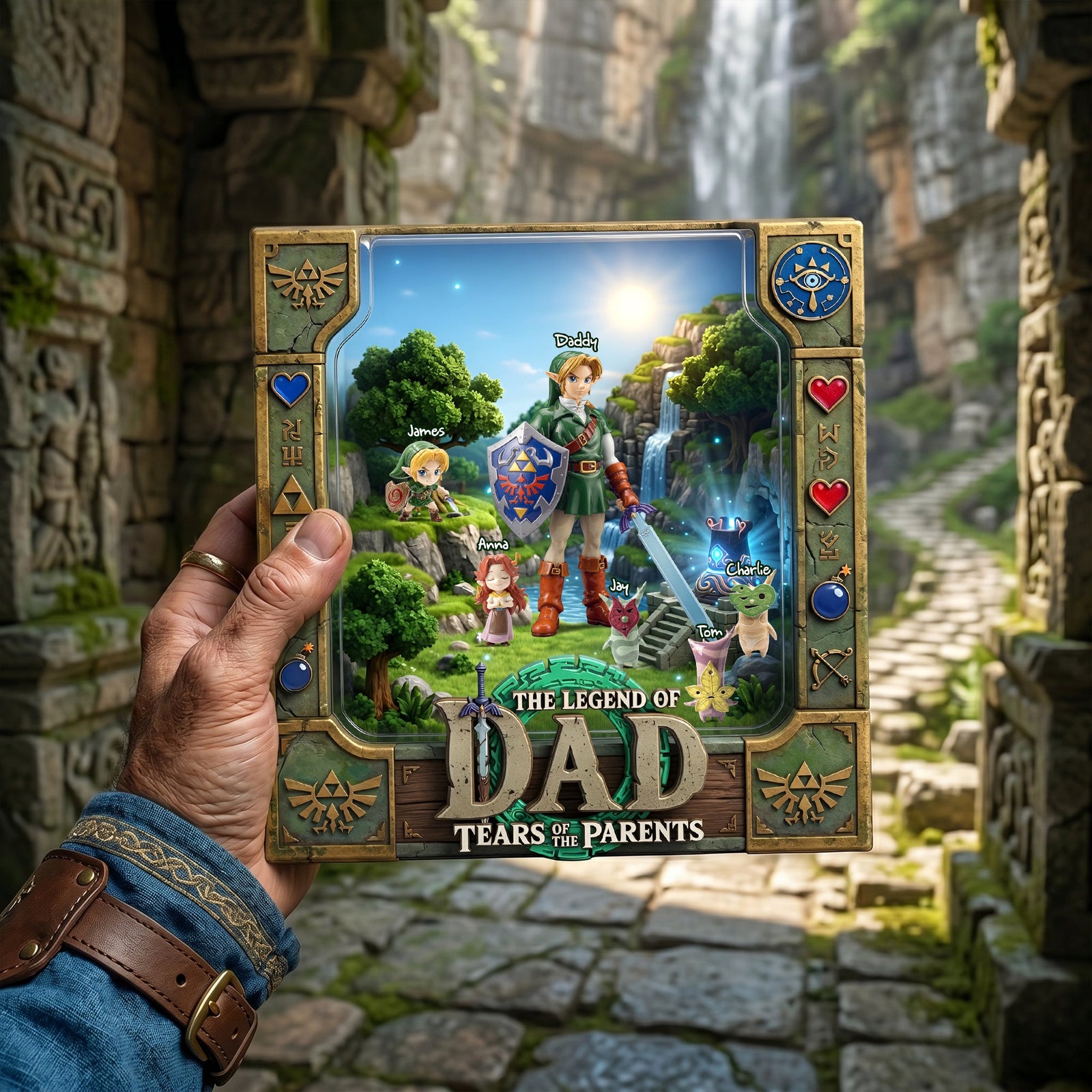The Legend Of Dad Acrylic Plaque - Personalized Gifts For Father 06OHLU200526