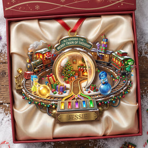 Colorful Journey Ride Acrylic Ornament - Personalized Gift For Christmas 01HATA270826