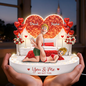 Sassy Couple Acrylic Light Box - Personalized Gift For Couples 02OHLU110226