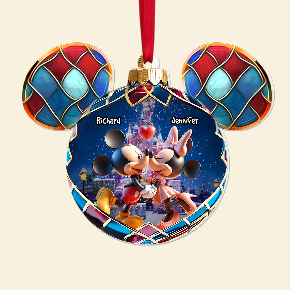 Personalized Gift For Couple Christmas Ornament 02OHQN201124 - Ornament - GoDuckee