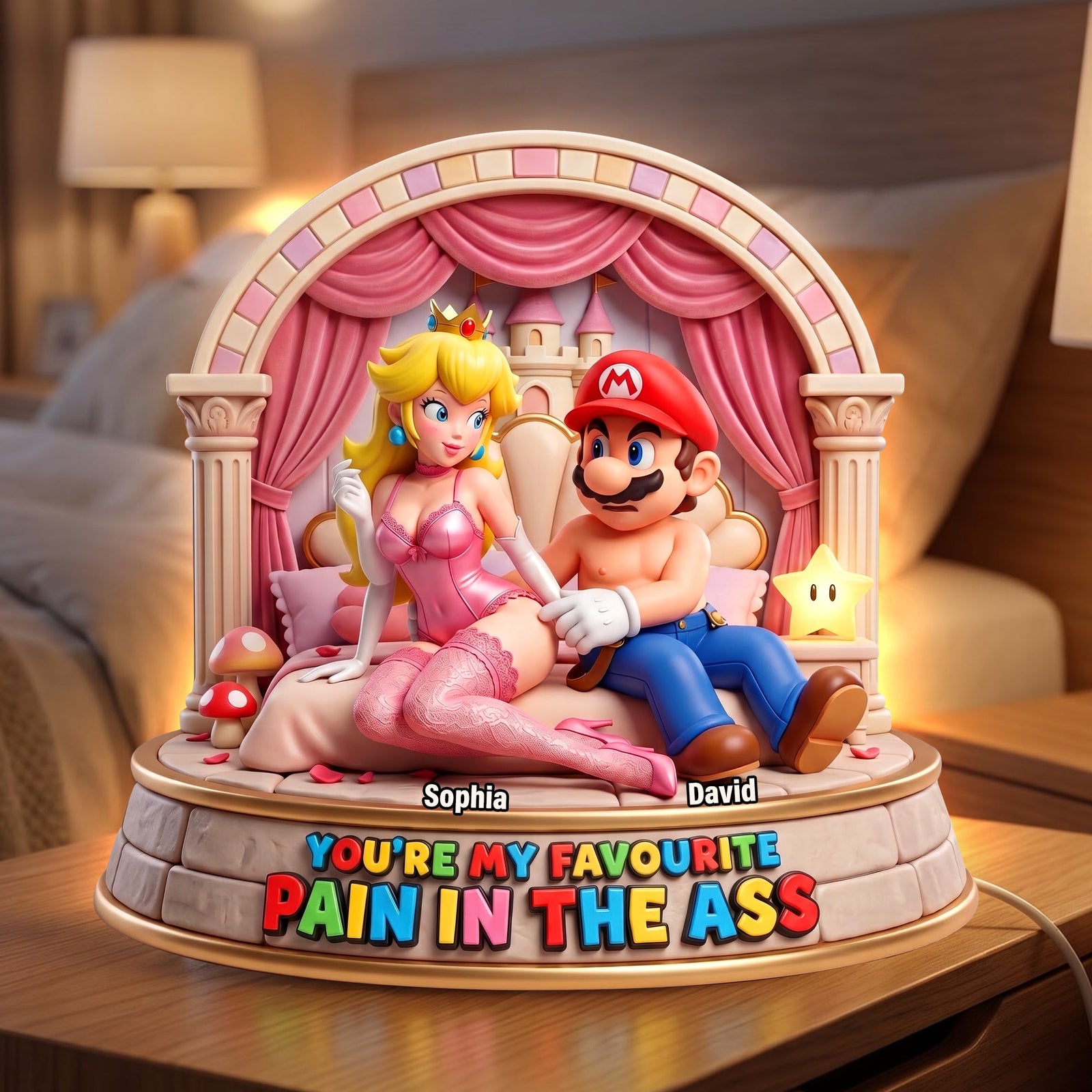 Naughty After Dark - Personalized Gifts For Couple Acrylic Light Box 06TOQN060826