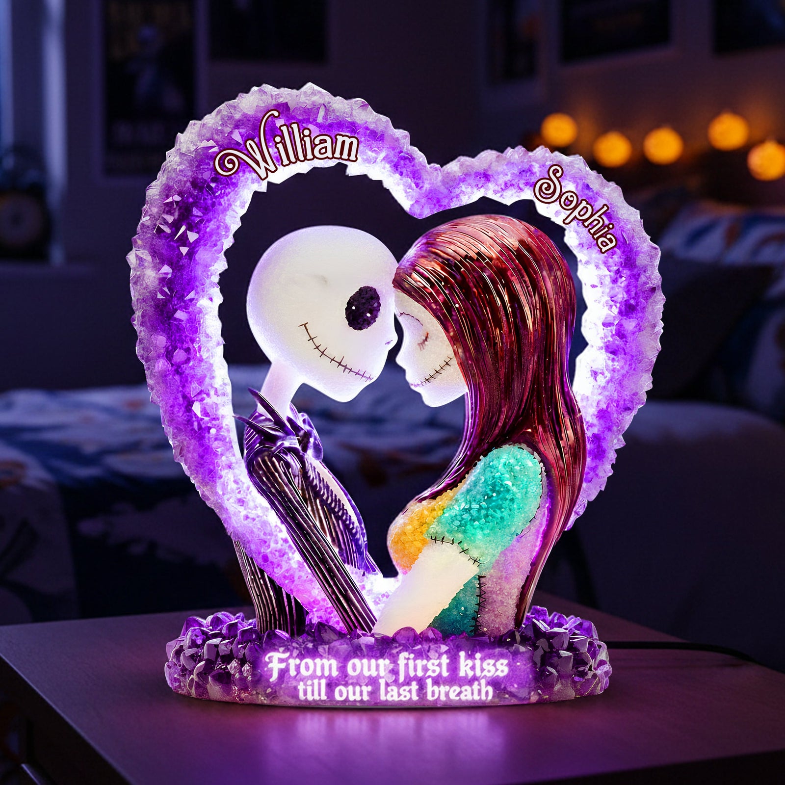 Romantic Skeleton Couple Light Box - Personalized Gifts For Couple 01hylu161225