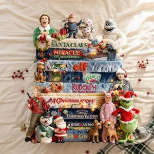 Classic Christmas Collection Stack Pillow, Personalized Christmas Gifts 02qhtn071125