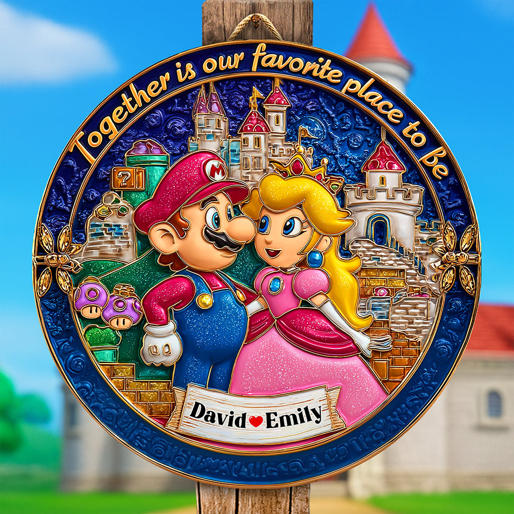 Game Fans Wood Sign - Personalized Gifts For Couple 04tgqn160625 - Wood Sign - GoDuckee