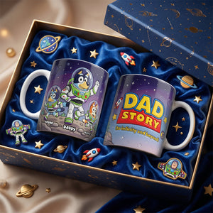 Dad’s Greatest Adventure Coffee Mug -  Personalized Gift For Dads 02NADH040526