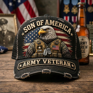 Son Of America Classic Cap - Personalized Gifts For Veteran 02natn280526