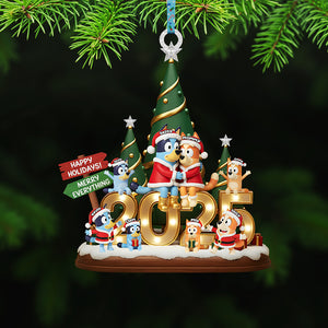 Pawfect Family Adventure Ornament - Personalized Gifts For Family 02PATA141025