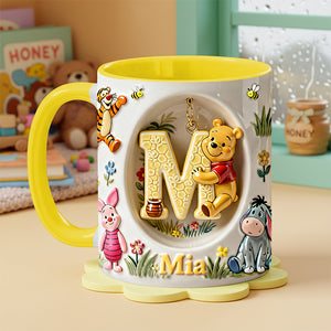 Alphabet Lovely Coffee Accent Mug - Personalized Gifts 02nata170126
