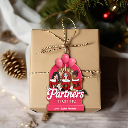 Slay All Day With Besties Christmas Ornament - Personalized Gifts For Besties 07NALU160925HH