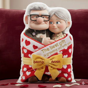Couple Growing Old With You Pillow  - Personalized Gifts For Couple 07ohlu121225