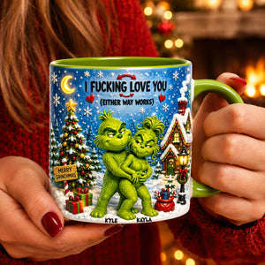 Naughty Couple Accent Mug - Personalized Christmas Gifts For Couple 03nadt210826