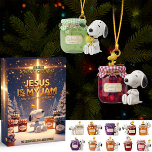 Jesus Is My Jam Advent Calendar Custom Acrylic Blind Box, Personalized Gifts For Christmas 02pgta011125
