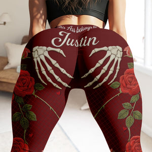 Naughty Skeleton Hands Leggings - Personalized Gifts For Her 04naqn181225