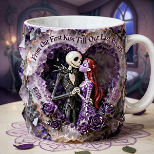 Kissing Skeleton Couple Coffee Mug - Personalized Gifts For Couple 03nata130126