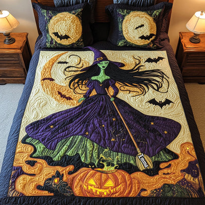 Witch Quilt Bedding Set - Personalized Gifts For Witch Lovers 01tgta030925