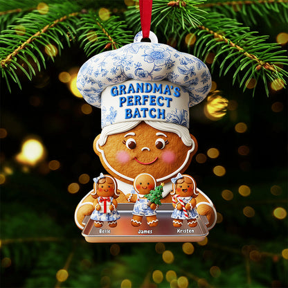 Personalized Gifts For Grandma Christmas Ornament 03pgta240925 - Ornament - GoDuckee