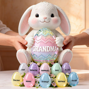 Bunny Egg  Acrylic Plaque - Personalized Easter Day Gifts 01TODT040226