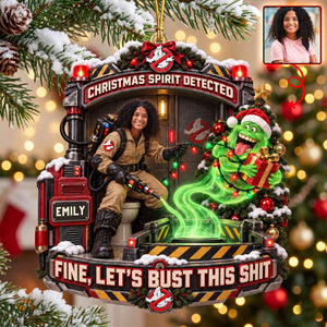 Custom Photo Spirit Detector Christmas Ornament - Personalized Gifts For Christmas 01haqn120926