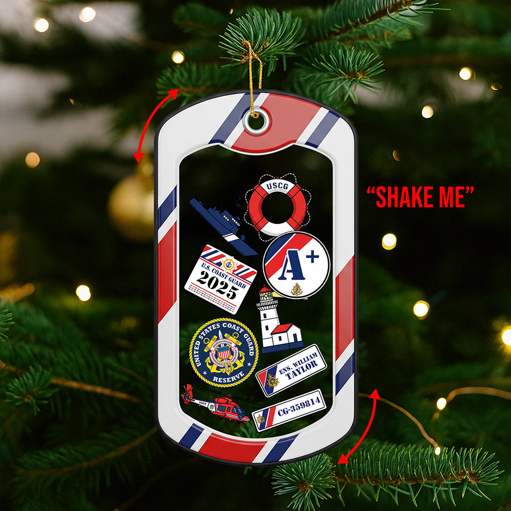 Military Pride Christmas Shaker Ornament - Personalized Gifts For Soldiers 01hyqn150925-Homacus