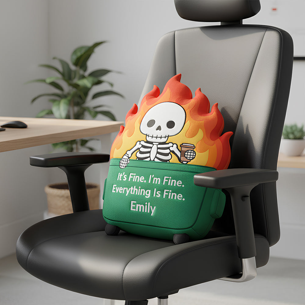 Workplace Fire Pillow Personalized Gifts For Coworker 07HUDT151125