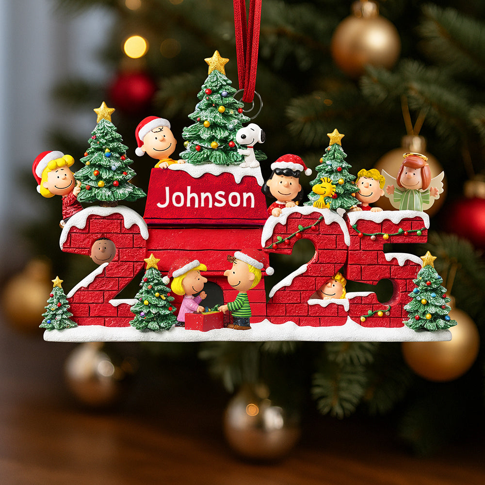 Cute Joyful Christmas Ornament, Personalized Gifts For Movie Fans 01qhqn120925