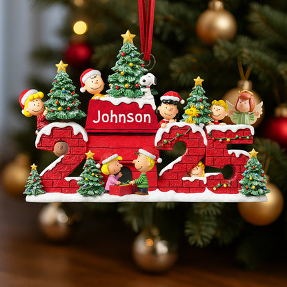 Cute Joyful Christmas Ornament, Personalized Gifts For Movie Fans 01qhqn120925