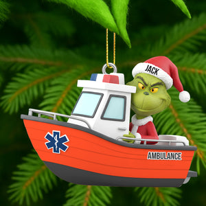 Badass Paramedic Christmas Ornament, Personalized Gifts For Paramedic 01qhtn130925