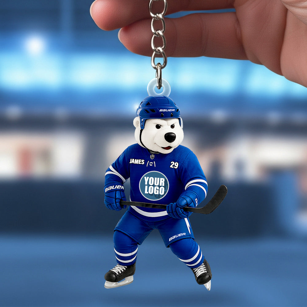 Festive Team Spirit Keychain – Personalized Gifts For Sports Lovers 01HUDT270625