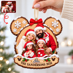 Custom Photo Family Ornament - Personalized Gifts For Family 10huqn161026