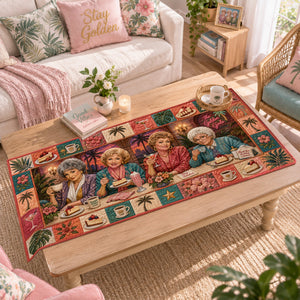 Retro Ladies Quilted Table Runner - Personalized Gifts 01nalu140826