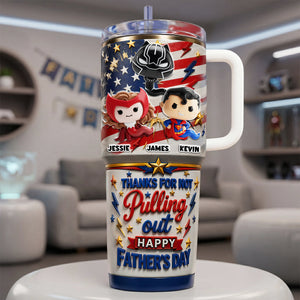 Funny Hero Sperm Tumbler - Personalized Gifts For Dad 04huta090526