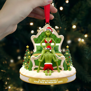 Cheeky Couple Christmas Ornament Personalized Gifts For Couple 04OHLU141125