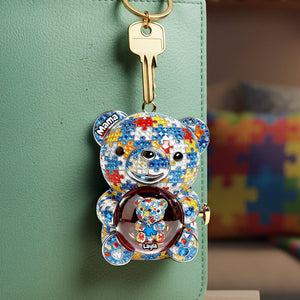 Mama Bear Autism Keychain - Personalized Gifts For Mom 02tgta050226
