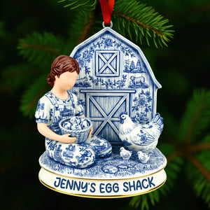 Chicken Farm Acrylic Ornament - Personalized Gifts For Farmers 01NAQN101125