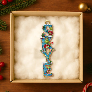 Funny Alphabet Tree Ornament Personalized Christmas Gifts 03HUDT011125