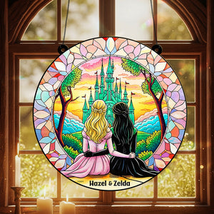 Besties Suncatcher Ornament - Personalized Gifts For Best Friends 05hyta271125