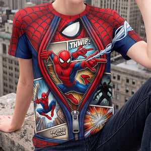 Comic Breakout T-Shirt, Personalized Gifts For Movie Lovers 02hata050826