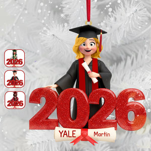 Graduate Ornament - Personalized Gifts For Graduates 03namg291025-Homacus