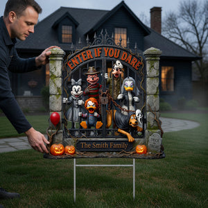 Trick Or Treat Custom Shape Yard Sign - Personalized Gifts For Halloween 03toqn080826