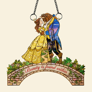 Romantic Couple Suncatcher Ornament - Personalized Gifts For Couple 04kiqn281125
