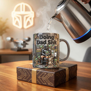 Funny Dad Doing Magic Coffee Mug - Personalized Gifts For Dad 04nadt170426