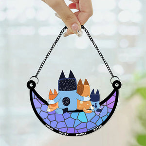 Personalized Gifts For Family Suncatcher Ornament 03nadt250424-Homacus