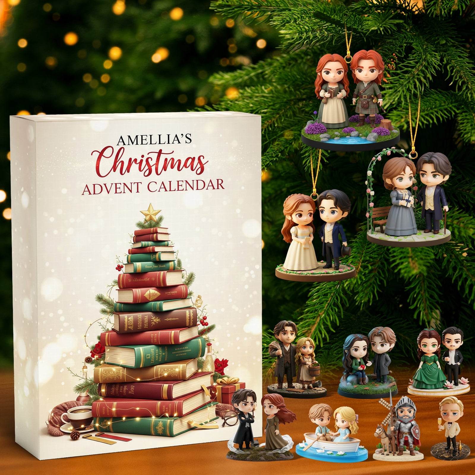 Literary Magic Christmas Advent Calendar – Personalized Gifts For Book Lovers 01pgqn141025