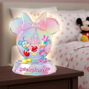 Romantic Couple Acrylic Light Box - Personalized Gifts For Couple 04pgqn161225