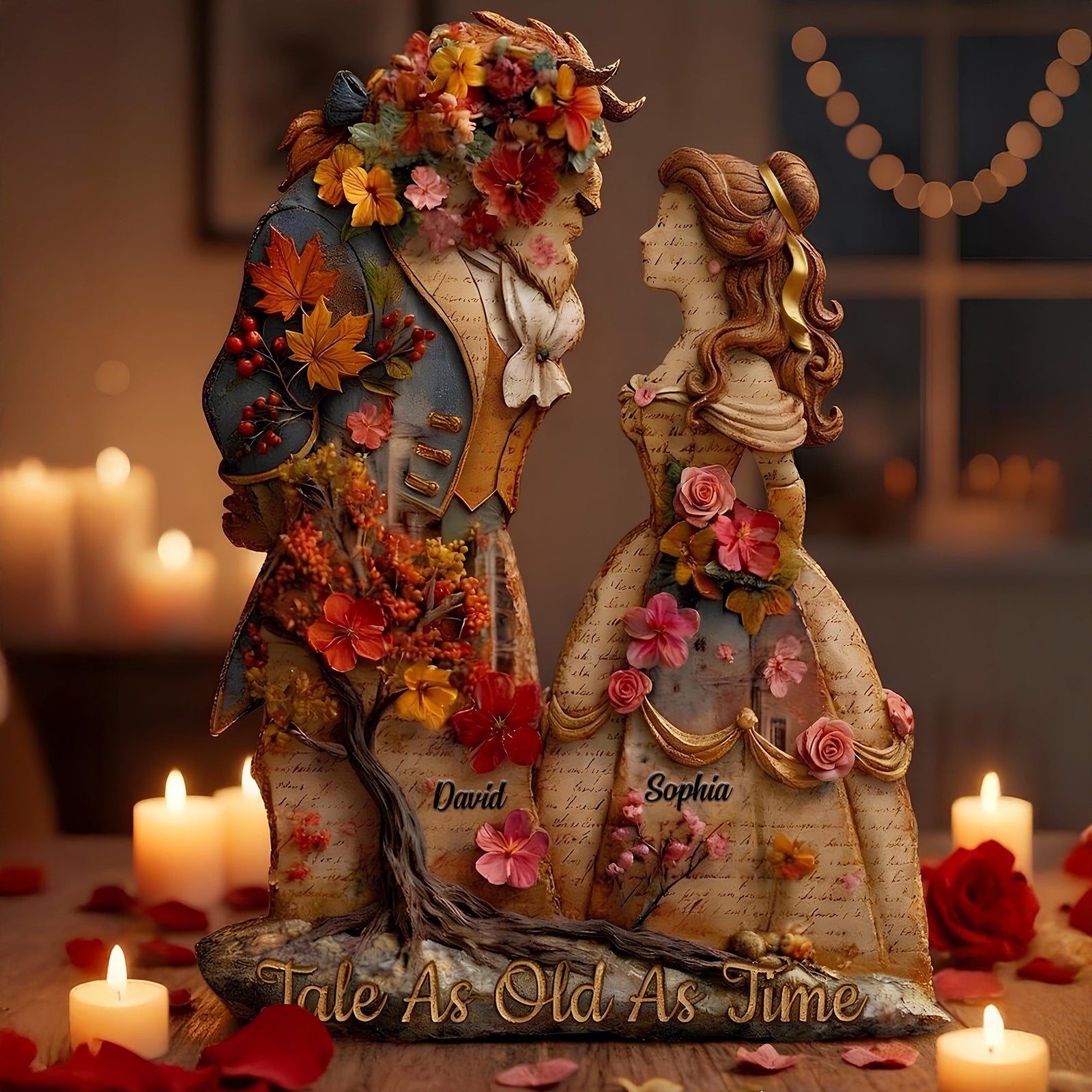 Classic Romance Acrylic Plaque - Personalized Gifts For Couple 01TODT260126