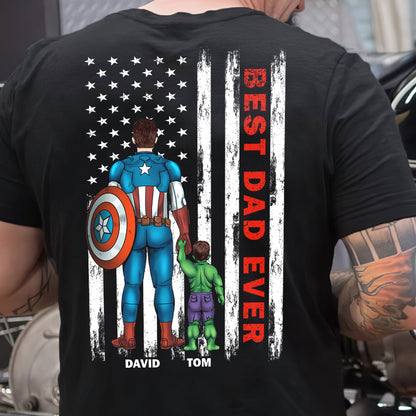 Best Dad Ever Personalized Shirt, Gift For Father's Day - Shirts - GoDuckee