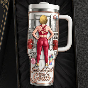 Fitness Queen 40oz Tumbler - Personalized Gifts For Gym Lovers 04NATA110326