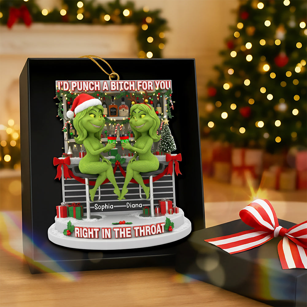 Drinking Bestie Ornament - Personalized Gifts For Best Friends 03tgqn170925